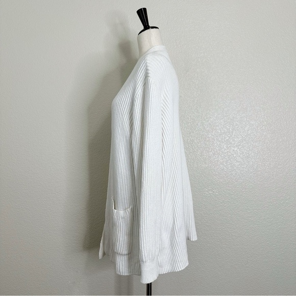 Madewell Nolan Open Front Ribbed Knit Women's Cardigan, Sz Large - Picture 6 of 13